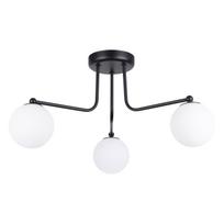 Lubinis šviestuvas SOLLUX ASTRAL 3, G9, 3 x max 8W LED, juoda