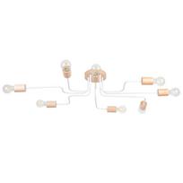 Lubinis šviestuvas SOLLUX TIMBO 8, E27, 8 x max 15W LED, balta