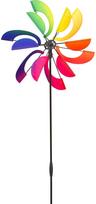 Lauko vėjo malūnėlis WINSPIRATION Design Line Windmill Rainbow Swirl 120 cm.