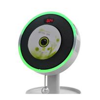 Nešiojamas CD muzikos grotuvas su įmontuotu garsiakalbiu, palaikantis belaidį Bluetooth ryšį, USB atkūrimą, FM radiją, tinkamas namams balta