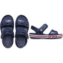 Crocs vaikiškos basutės Bayaband 211054V*4CC, tamsiai mėlyna/raudona