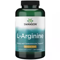 SWANSON L-ARGININAS 500mg kaps. N200