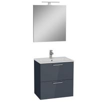 Vonios baldų komplektas MIA Vitra 60cm, antracito spalvos