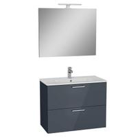 Vonios baldų komplektas MIA Vitra 80cm antracito spalvos