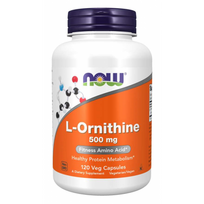Now Foods L-Ornithine 500 mg 120 vcaps