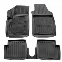 Guminiai 3D kilimėliai FIAT 500 2007→ (Juodos spalvos)