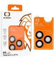 Juoda kameros apsauga Apple iPhone 14 Pro / 14 Pro Max telefonui "Tel Protect Titanium Lens 99% AR"