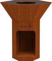 "Barbecook Nestor" originalus "Nestor Original BBQ Grill" ir "Plancha" Corteno plieno ugnies dubuo 92 x 92 x 101 cm