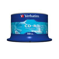 VERBATIM CD-R 80 min. / 700MB 52x 50-pack cakebox DataLife extra protection surface