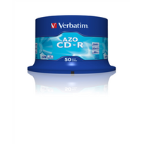 VERBATIM CD-R 80 min.  700MB 52x 50-pack spindle DataLife Plus crystal surface