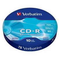 VERBATIM CD-R 700MB 52X EXTRA PR SP 10PK