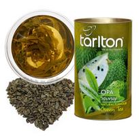 Ceilono žalia, biri, didelių lapų arbata (OPA) Soursop (Graviola, Guanaban), Ceylon green tea Soursop (OPA), Tarlton, 100g