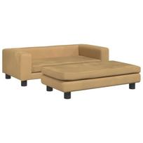 Vaikiška sofa vidaXL, ruda