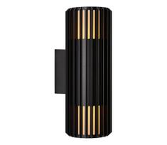 Nordlux - Lauko sieninis šviestuvas ALUDRA 2xE27/15W/230V IP54 juoda