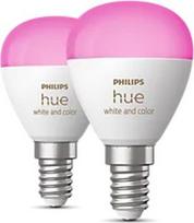 Smart LED bulb HueWCA 5.1W Luster E14 EU 470lm 2000-6500K 2 pcs. 929003573602 | 8719514491281
