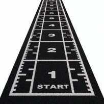 Grindų danga su dirbtine žole Trackz Premium Range 10,4 × 1,33 m (Spalva: Juoda)