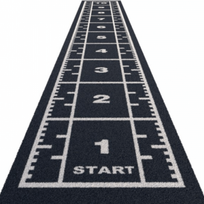 Grindų danga su dirbtine žole Trackz Premium Range 10,4 × 2 m (Spalva: Pilka)