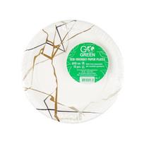 Go Green Paper Plates, 18 cm, 10-pack