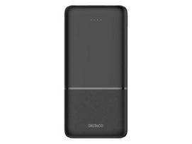 Deltaco PB-C1007 Power Bank, Lithium Polymer (LiPo), 10000 mAh, Black