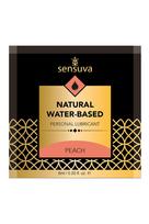 SENSUVA NATURAL WATER-BASED PERSONAL LUBRICANT PEACH 6 ML
