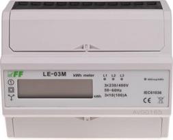 Electric energy meter 3F RS-485 3x10(100)A kWh LE-03M | 5908312594406
