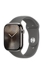 APPLE Watch Series 10 GPS + Cellular Natural Titanium, Stone Grey Sport Band S/M, MWY93QF/A, 46mm