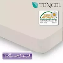 TRAUMELAND tencelinė paklodė 60x120cm Beige TT04013
