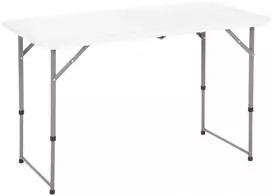 Sulankstomas sodo stalas, reguliuojamo aukščio, 122 cm