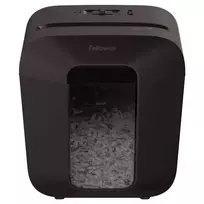 Fellowes Powershred LX25 dokumentų naikiklis Smulkinimas mažas gabalėliais Juoda