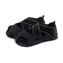 1 pora moteriškų jogos batų profesionalūs penkių pirštų treniruočių fitneso šokių pilateso kojinės minkštu padu sportas Black L [39-40 shoe size]