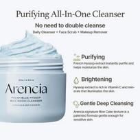 arencia Fresh Blue Hyssop Rice Mochi Cleanser 120g+ RANDOM GIFT