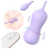 Sex HD Twist Egg - vibruojantis kiaušinėlis - stūmimo funkcija - violetinis