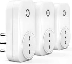 Ecost prekė po grąžinimo Meross Smart WiFi kištuko lizdas, itališkas išmanusis kištukas 16a (L tipas (Atnaujinta)