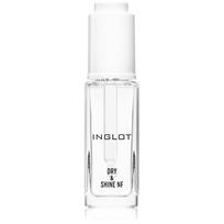 Inglot Dry & Shine NF greitai džiūvantis viršutinis nagų lako sluoksnis su pipete 9 ml