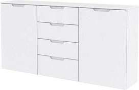 Komoda Forte Sienna SNNK231-V29, baltos spalvos