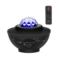 Vakarėlių šviesos efektų projektorius Stars LED, 1 vnt., juodas