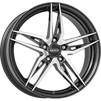 Ratlankis DOTZ Interlagos dark R18x7.5 5x100 ET 51 CB 57.1 (Gunmetal/Polished) (615 kg)