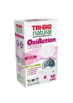 Tri-Bio natūralios tabletės drėmių valymui oxi-action “white”, 18 tab.