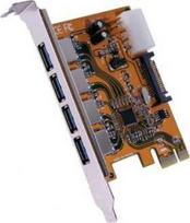 Exsys valdiklis EXSYS EX-11094 PCI Express kortelė 4x USB 3.0 išorinė