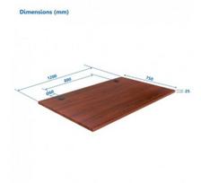 Ecost prekė po grąžinimo, Stalviršis (LMDP) Up Up, tamsaus riešuto 1200x750mm