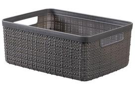 Daiktadėžė CURVER JUTE, 5 l, pilka, 27×20×11 cm