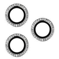 Apsauginis stiklas HARD DIAMOND skirtas kamerai (lešiui) Apple iPhone 16 Pro/16 Pro Max silver (3 vnt)