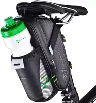 Rockbros C7-1 waterproof dviračio krepšys with saddle mounting 1.5l – juodos spalvos