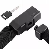 Rockbros 32430708001 dviračio spyna su raktu 0.97 m – juodos spalvos