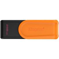 KINGSTON 256GB Portable USB 3.2 Gen 1 DataTraveler Exodia S Black/Orange