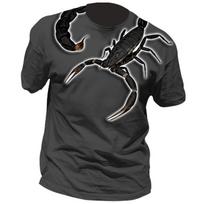 Drop Shipping Men's T-shirts Classic Animal Scorpion 3D Printe T-shirts S