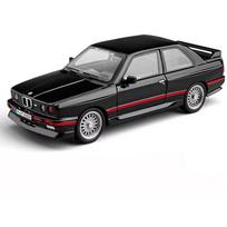 1/24 mastelio 1988 m. BMW M3 IM3 lydinio mastelio automobilio modelis lietas metalinis miniatiūrinis automobilis garsas ir šviesa klasikinių automobilių kolekcija vaikiškas žaislinis automobilis transporto priemonė juoda