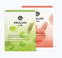 Osulloc Cold Brew Tea Set – Muscat & Peach, Fruity Iced Tea Blend 1 set (Muscat & Peach)