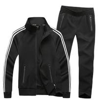 Rudens sportinė apranga Sportiniai kostiumai Vyriški rinkiniai Didelio dydžio vyriški drabužiai Striukė + kelnės 2 dalių sportinis rinkinys plius dydis 8xl 7xl sportinis kostiumas vyras L juoda