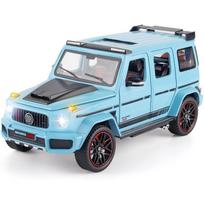 1/24 Toy Cars Brabus G800 Metal Diecast Cars Model with Sound and Light,Pull Back,Model Cars with Starry Sky Roof,Suitable for Children As Gifts 1/24-Size:22*10*9.3cm mėlyna